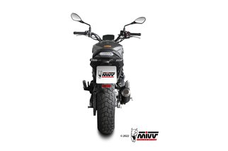 Silencieux Echappement Mivv Mk3 Noir Noir Inox Benelli Leoncino 800 2022 - 2022