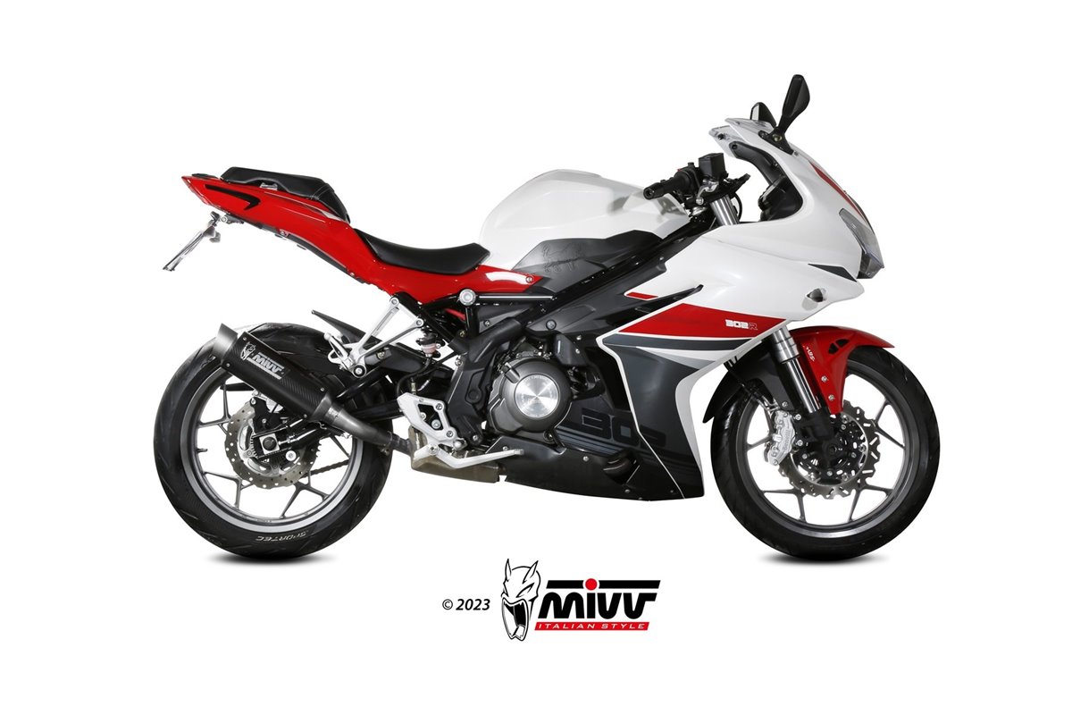 sistema di scarico terminale E.010.L2P Mivv GP PRO CARBONIO Benelli BN 302 R 2017-2020