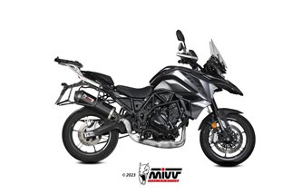 Sistema di scarico Terminale E.012.LEC Mivv OVAL CARBONIO CON COPPA CARBONIO Benelli TRK 702/X 2023-2024