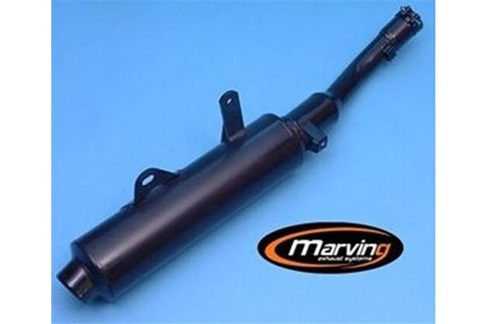 TERMINALE SCARICO SILENZIATORE NERO MARVING BMW R 80 GS 1981 1984