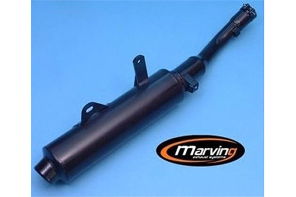 TERMINALE SCARICO SILENZIATORE NERO MARVING BMW R 80 GS 1981 1984