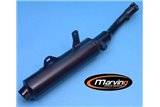 TERMINALE SCARICO SILENZIATORE NERO MARVING BMW R 80 GS 1981 1984