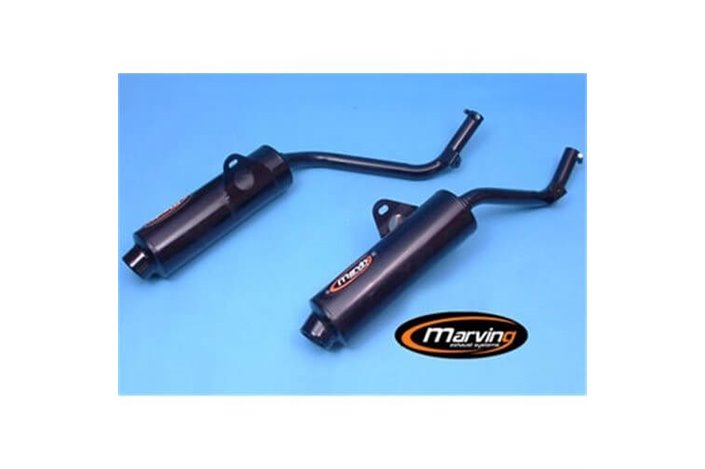 Terminals Exhausts Silencers Honda Nx 650 Dominator 1995 2002 Blacks Marving