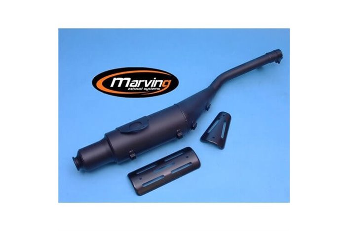 TERMINALE SCARICO SILENZIATORE NERO MARVING YAMAHA XT 250 3Y3 1980 1989