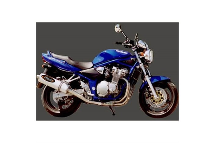 Abgasabgasterminal Auspuff Suzuki GSF 600 Bandit 2000 2004 Marktieren von Aluminium