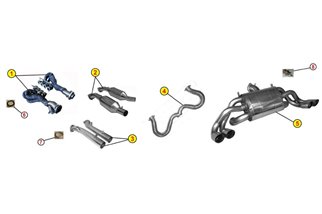 KRÜMMER AUSPUFFKRÜMMER ANSA FR 4691 ZUGELASSENE FERRARI 355 INJ 5.2 1994 1999