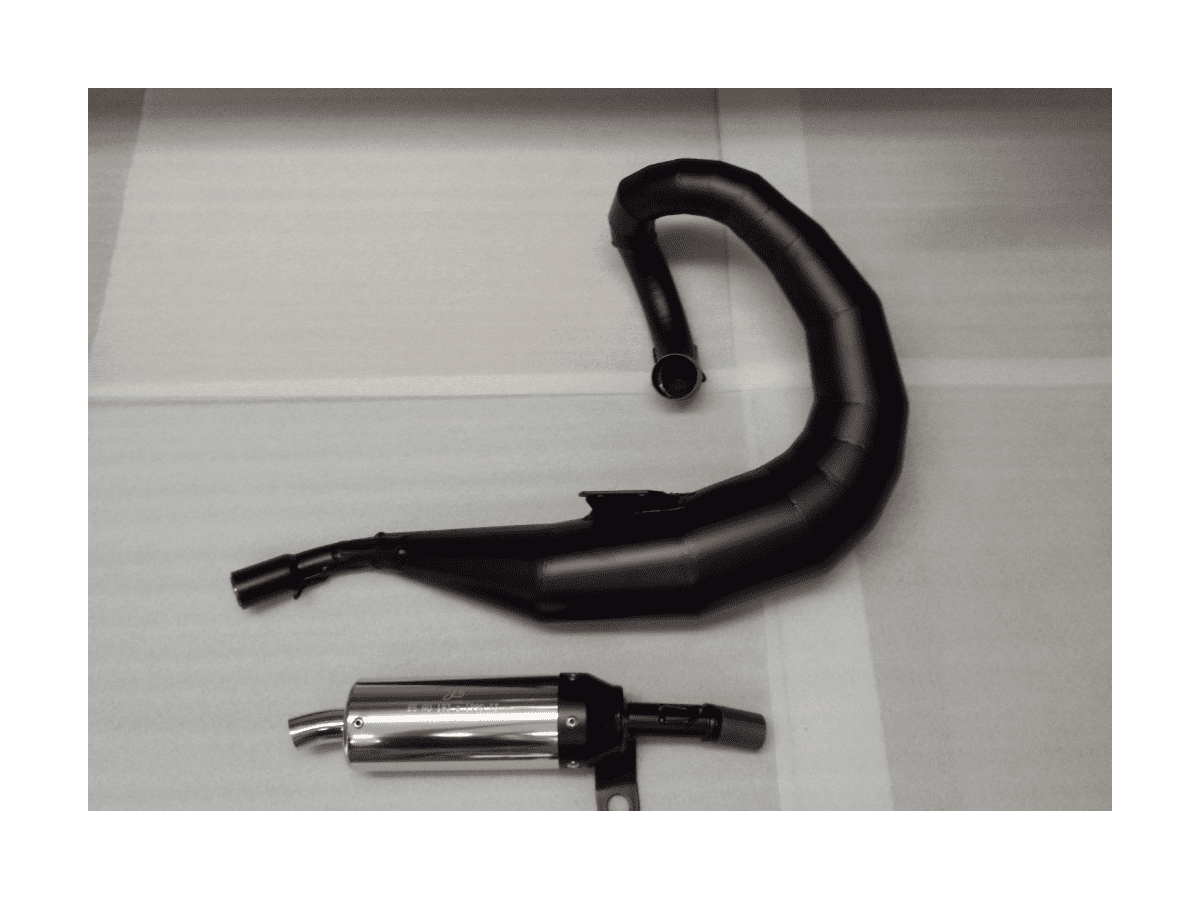 Silencer Jl Exhausts Krp1- Original Black Lambretta