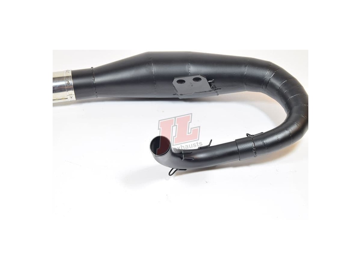 Schalldämpfer Auspuff Jl Exhausts Rz Evo 2000 Lh Original Schwarz Vespa Px125