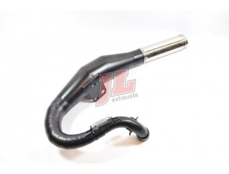 Silencer Jl Exhausts Rz Evo 2000 Lh Original Black Vespa...