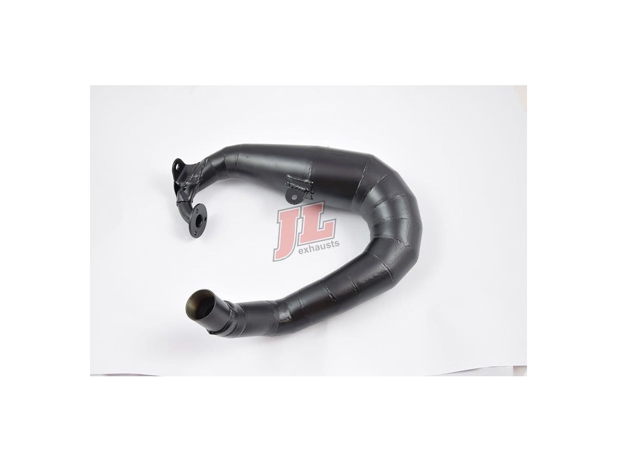 Échappement Silencieux Jl Exhausts Petit Cadre Bouclé Noir Vespa Pk