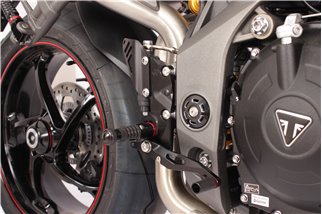 Système De Repose-Pieds Fxr Gilles Tooling Triumph Speed Triple 1050 S Rs Nn 02 2018 - 2019