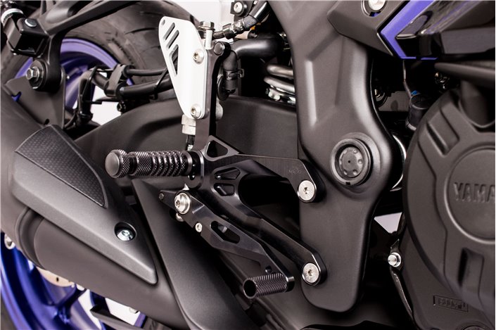 Système De Repose-Pieds Fxr Noir Gilles Tooling Yamaha Yzf-R3 Rh12 2019 -