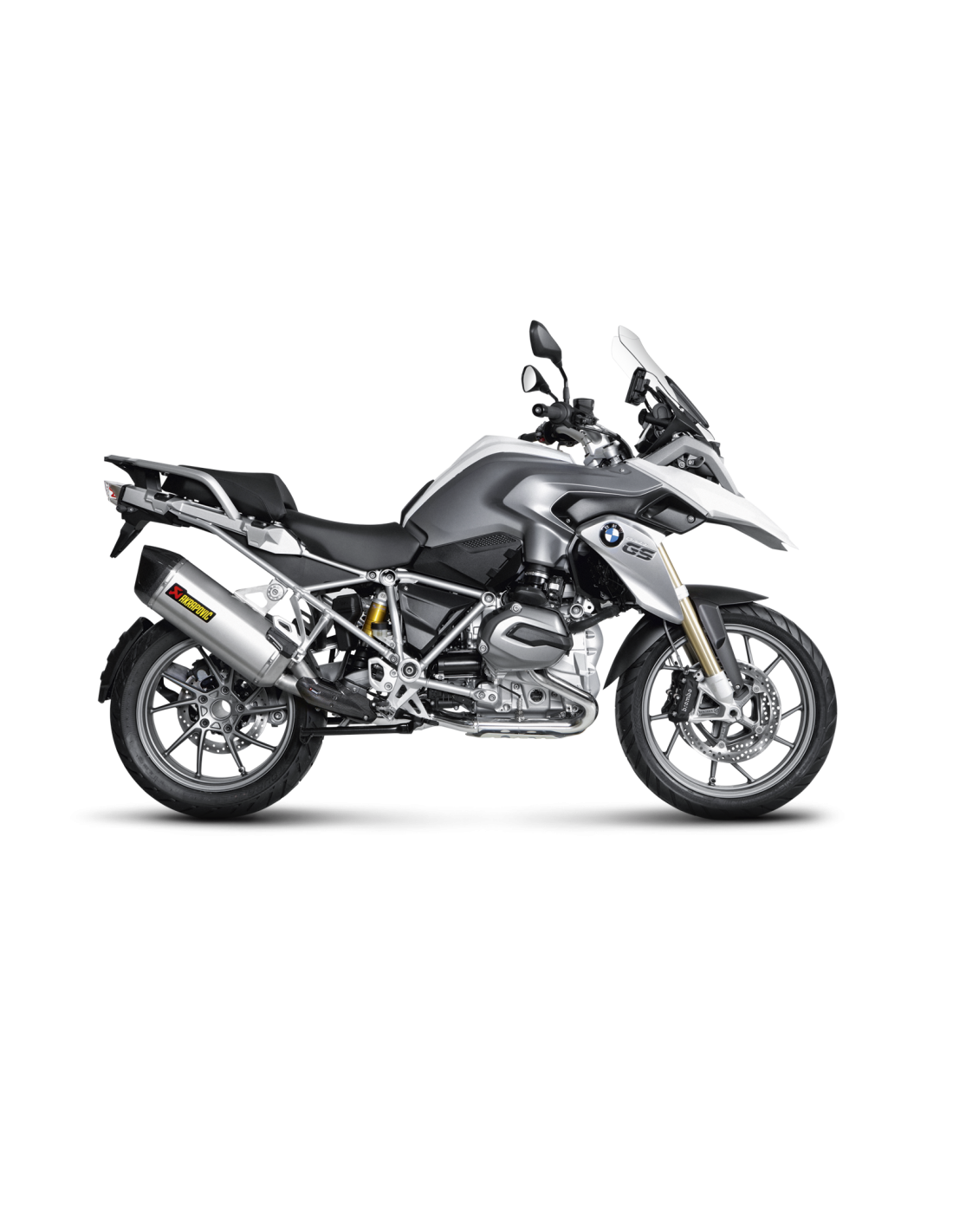 TERMINALE SCARICO AKRAPOVIC TITANIO NERO BMW R1200GS / GS 1200