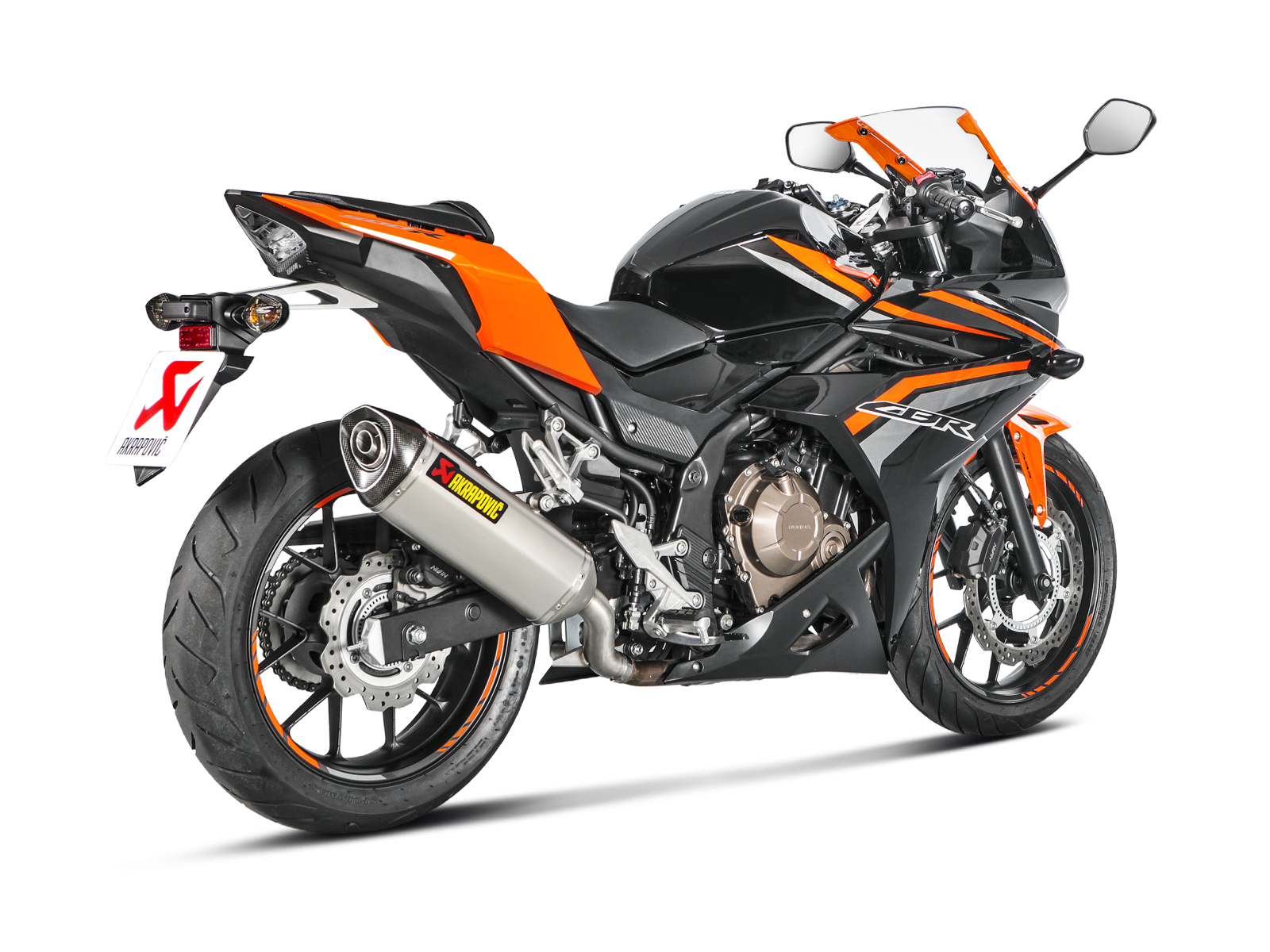 Silencer Exhaust Akrapovič Slip-On Line Ss Honda Cbr400-500 R (2016 - 2018)