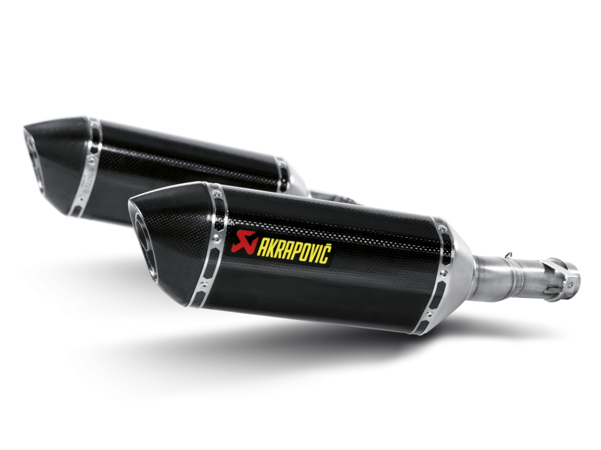 Silencer Exhaust Akrapovič Slip-On Line Carbon Kawasaki Z1000Sx - Ninja 1000 (2010 - 2013)
