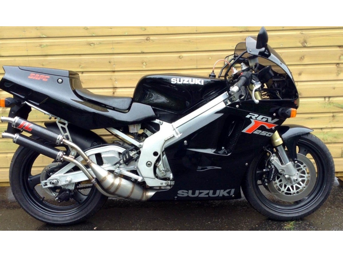 Komplette Auspuffanlage Jl Exhausts Gp-Stil Aus Edelstahl Suzuki Rgv250 Vj22