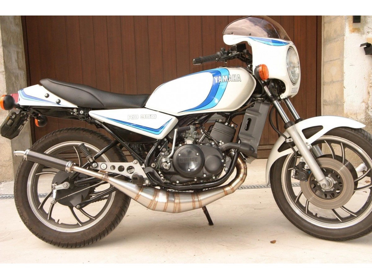 Komplette Auspuffanlage Jl Exhausts Seitenstyling Aus Edelstahl Yamaha Rd350Lc