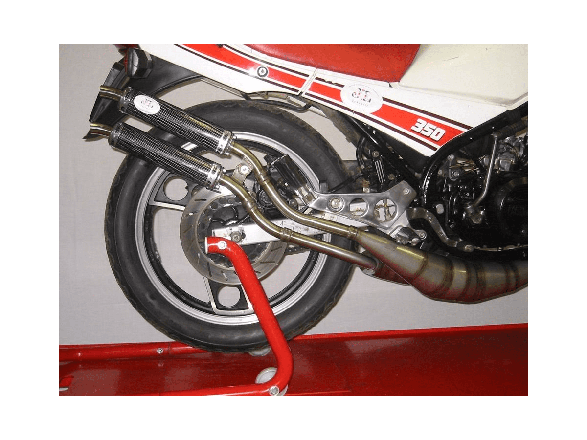 Komplette Auspuffanlage Jl Exhausts Gp-Stil Aus Baustahl Yamaha Rz350 Ypvs