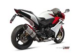 Schalldämpfer Escape Mivv Suono Edelstahl Honda Cbr 600 F 2011 - 2013