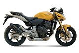 Schalldämpfer Escape Mivv Suono Schwarz Schwarz Edelstahl Honda Hornet 600 2007 - 2013