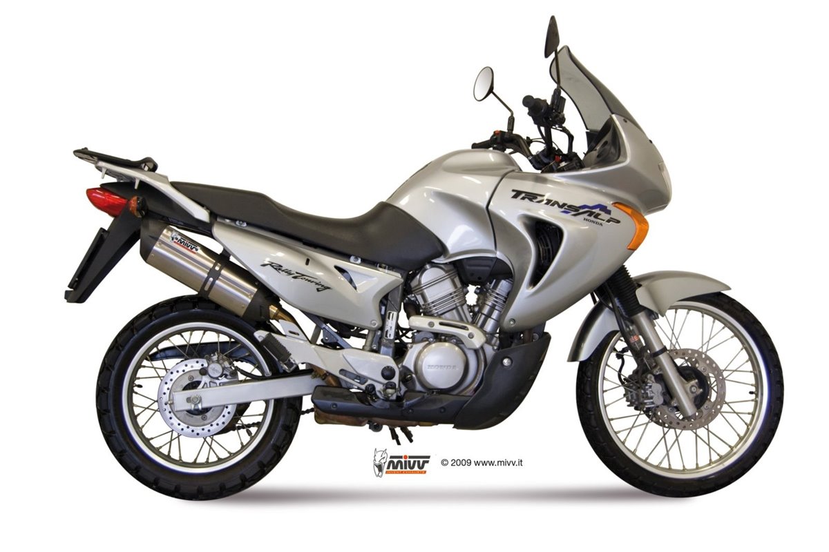 Sistema di Scarico Terminale H.023.L7 Mivv Suono Inox Honda Xlv 650 Transalp 2000 - 2004