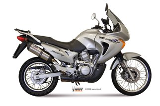 Sistema di Scarico Terminale H.023.L7 Mivv Suono Inox Honda Xlv 650 Transalp 2000 - 2004