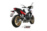 Système Complet 1 En 1 Echappement Mivv Mk3 Noir Noir Inox Honda Cb 650 F 2014 - 2018