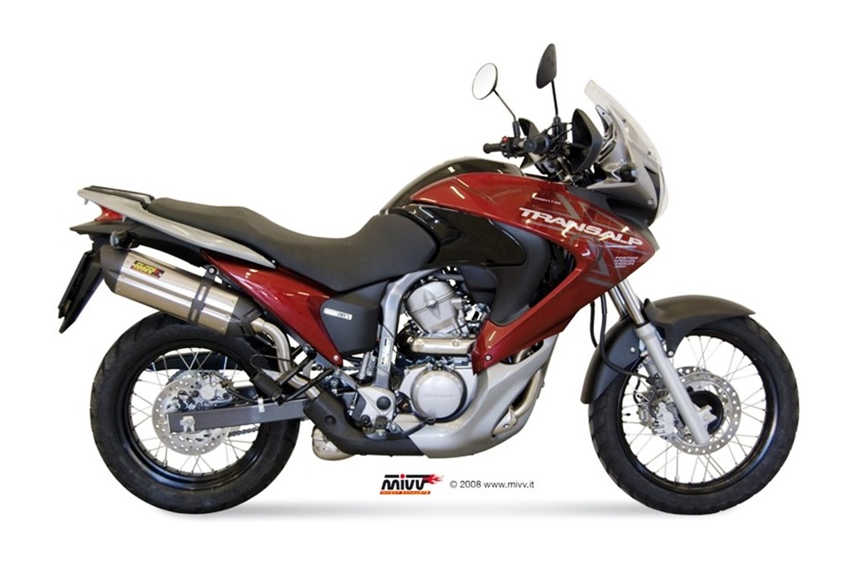 Silencieux Echappement Mivv Suono Inox Honda Xlv Transalp 700 2008 - 2013