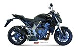 Silencieux Echappement Mivv Suono Noir Noir Inox Honda Cb 1000 R 2008 - 2017