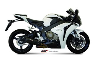 Schalldämpfer Escape Mivv Suono Schwarz Schwarz Edelstahl Honda Cbr 1000 Rr 2008 - 2013