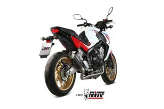 Full System 1 In 1 Exhaust Mivv Gp Pro Carbon Honda Cb 650 F 2014 - 2018