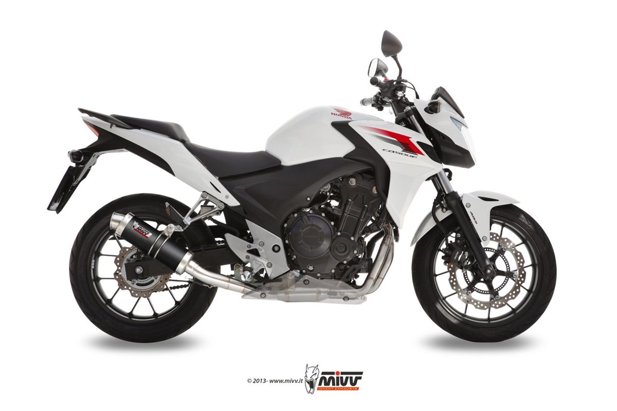 Schalldämpfer Escape Mivv Gp Carbon Honda Cb 500 FX 2013 - 2015