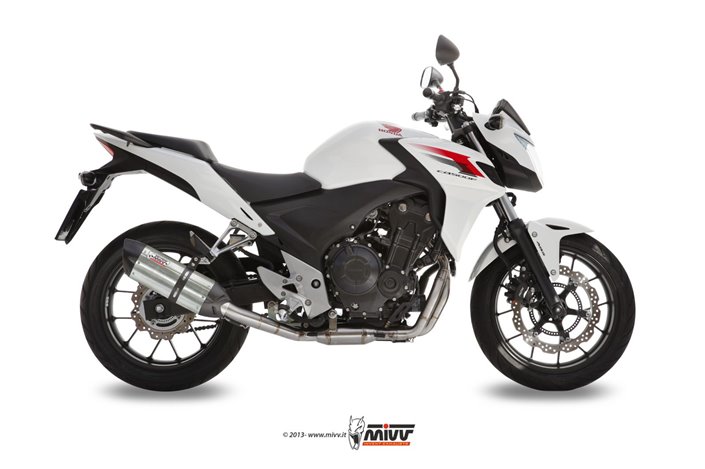 Schalldämpfer Escape Mivv Suono Edelstahl Honda Cb 500 FX 2013 - 2015