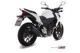 Silencieux Echappement Mivv Suono Noir Inox Noir Honda Cb 500 FX 2013 - 2015