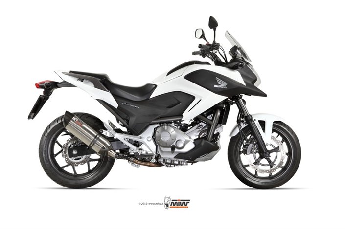 Schalldämpfer Escape Mivv Suono Edelstahl Honda Nc 700 SX 2012 - 2014