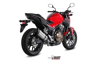 Silencer Exhaust Mivv Suono Stainless Steel Honda Cb 500 F 2016 - 2018