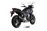 Silencieux Echappement Mivv Suono Noir Inox Noir Honda Cb 500 X 2016