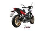 Système Complet 1 En 1 Echappement Mivv Mk3 Noir Noir Inox Honda Cb 650 F 2014 - 2018