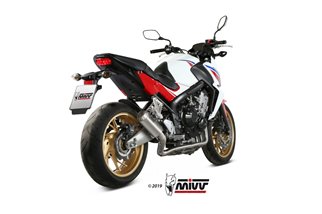 Système Complet 1 En 1 Echappement Mivv Mk3 Inox Honda Cb 650 F 2014 - 2018