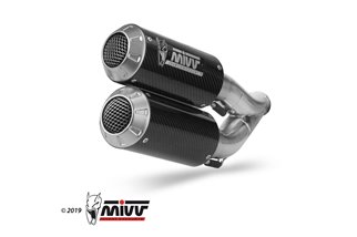 Komplette Auspuffanlage 1 In 1 Escape Mivv Mk3 Carbon Honda Cb 650 F 2014 - 2018