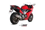 Silencer Exhaust Mivv Oval Titanium With Carbon Cup Honda Vfr 800 F 2014 - 2020