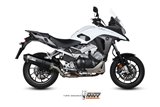 Silencieux Echappement Mivv Speed Edge Noir Inox Noir Honda Crossrunner 2015 - 2020