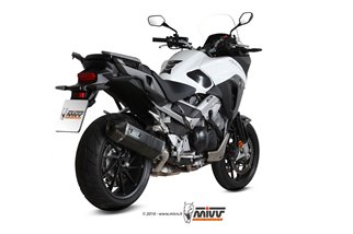 Silencieux Echappement Mivv Speed Edge Noir Inox Noir Honda Crossrunner 2015 - 2020