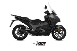 Silencieux Echappement Mivv Suono Noir Noir Inox Honda Integra 750 2016 - 2020