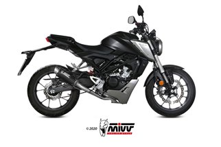 Full System 1 In 1 Exhaust Mivv Gp Pro Carbon Honda Cb 125 R 2018 - 2020