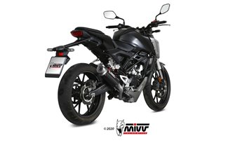 Full System 1 In 1 Exhaust Mivv Gp Pro Carbon Honda Cb 125 R 2018 - 2020