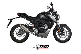 Komplette Auspuffanlage 1 in 1 Escape Mivv Gp Pro Titanium Honda Cb 125 R 2018 - 2020