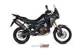 Schalldämpfer Escape Mivv Speed Edge Schwarz Schwarz Edelstahl Honda Crf 1000 L Africa Twin 2016 - 2019