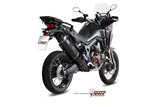 Silencieux Echappement Mivv Speed Edge Noir Inox Noir Honda Crf 1000 L Africa Twin 2016 - 2019