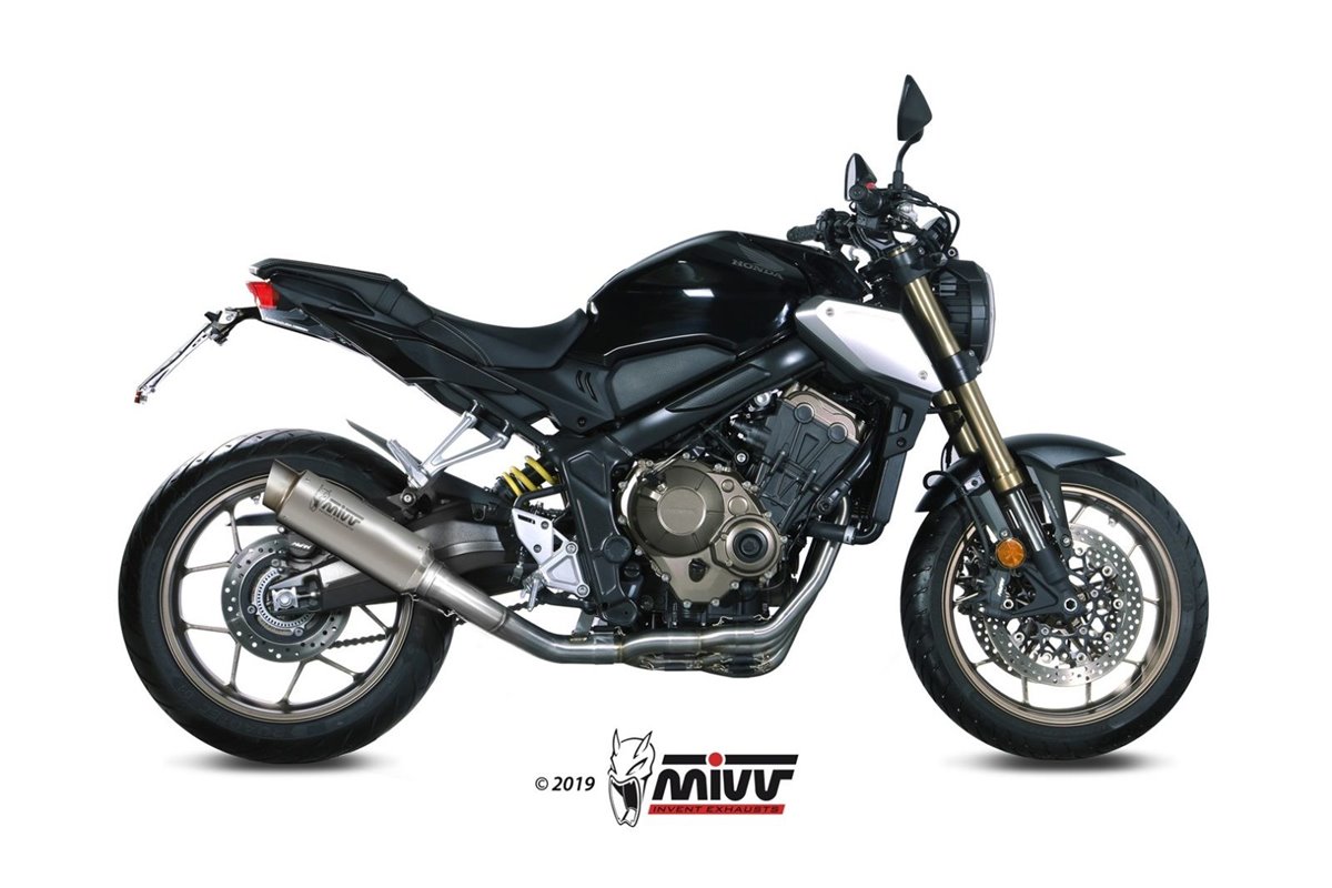 Système Complet 1 En 1 Echappement Mivv Gp Pro Titanium Honda Cb 650 R 2019 - 2022